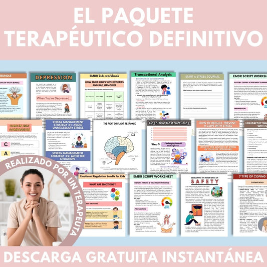 Paquete de más de 200 terapias (GRATIS HOY)
