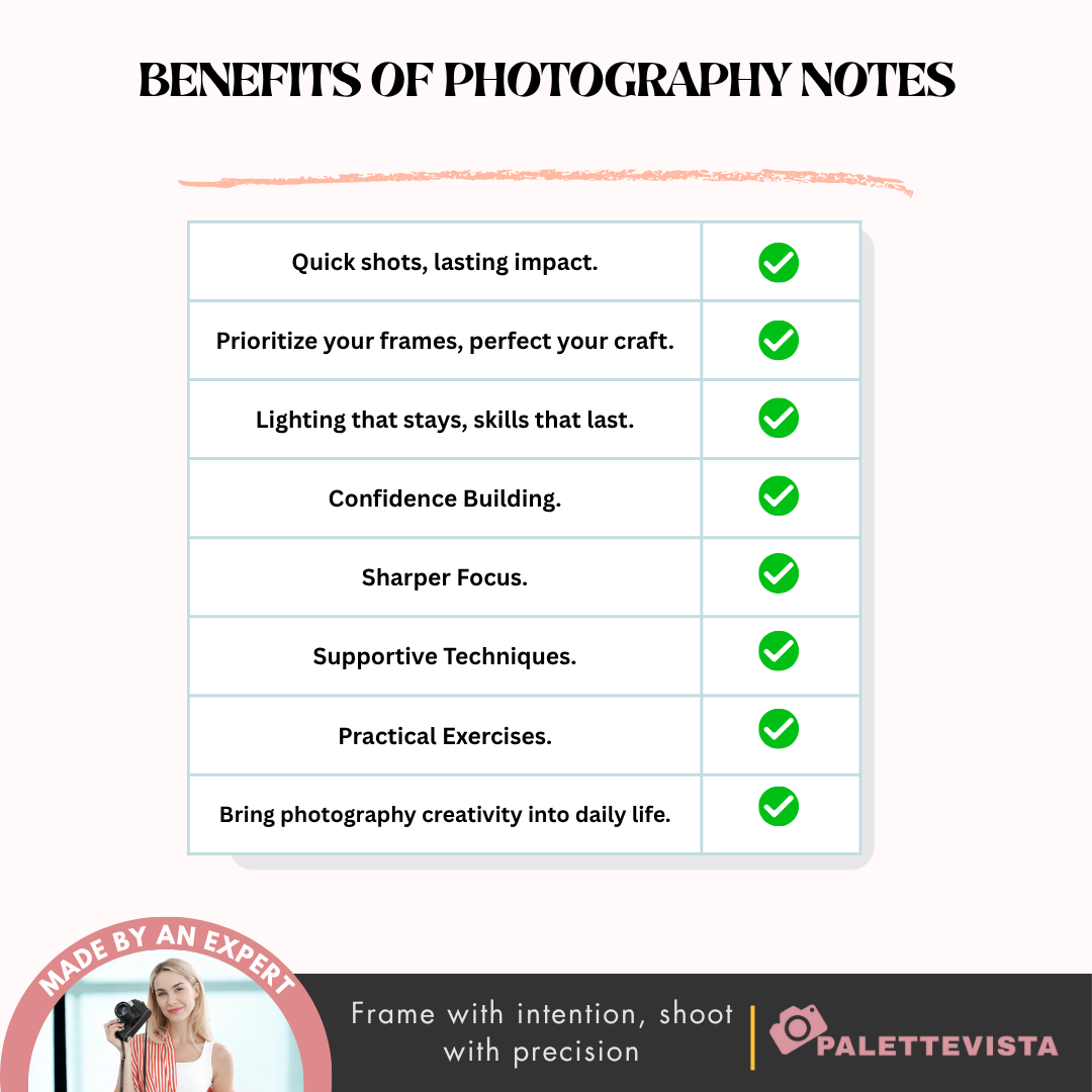 11000+ Free Photography Techniques Notes