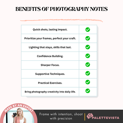 11000+ Free Photography Techniques Notes