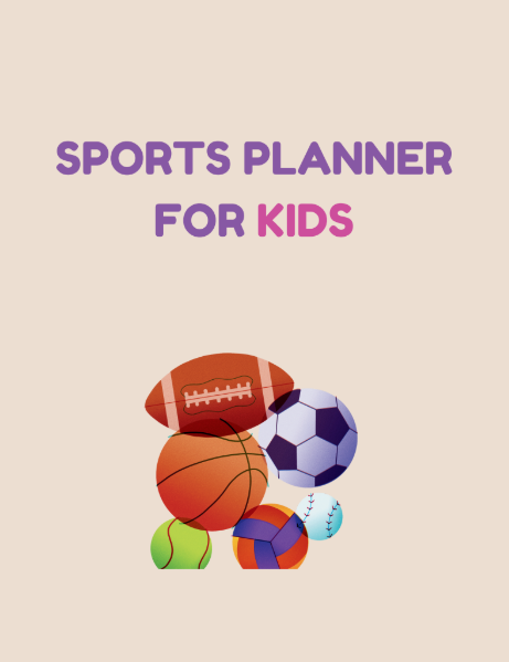 Sports Planner for kids